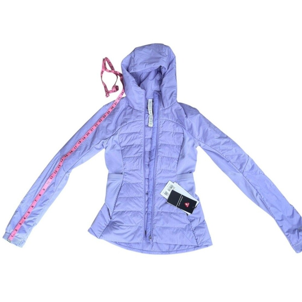 NEW Lululemon Down for It All Jacket 2 Lilac Purple Lavender Dusk Active Hooded